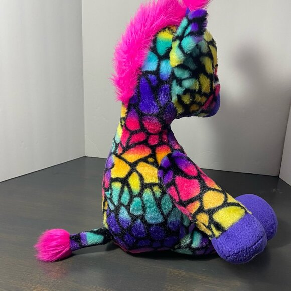 Build-A-Bear Rainbow Tie-Dye Giraffe Plush – Retired – 16” - Picture 2 of 7